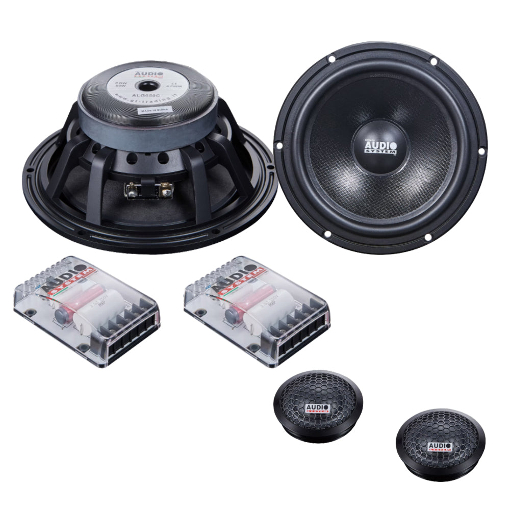 Audio System ALG650C Kit 2 Vie 6.5" 165mm e tweeter 32mm 4 Ohm