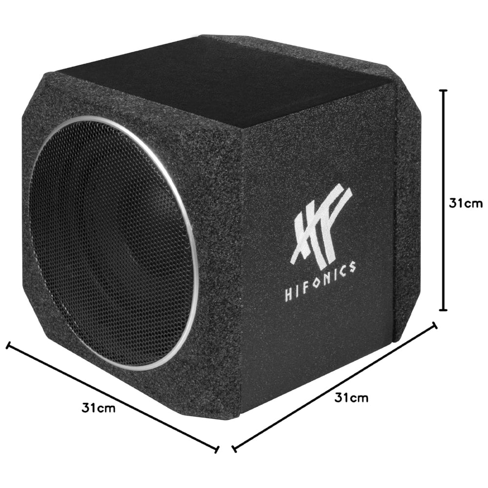 HIFONICS ZEUS ZX82A Subwoofer attivo per Auto 20cm 8" 400W Max