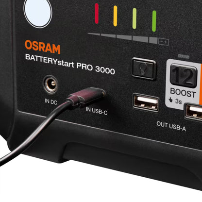 Osram BATTERYstart PRO 3000 Avviatore di Emergenza Per Veicoli Diesel / Benzina