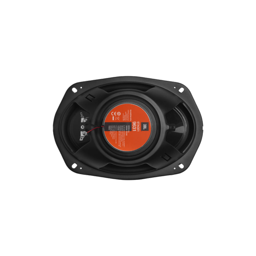 Set Casse Altoparlanti Coassiali 6"x9" JBL STAGE1 9631 a 3 Vie per Auto 300W Max