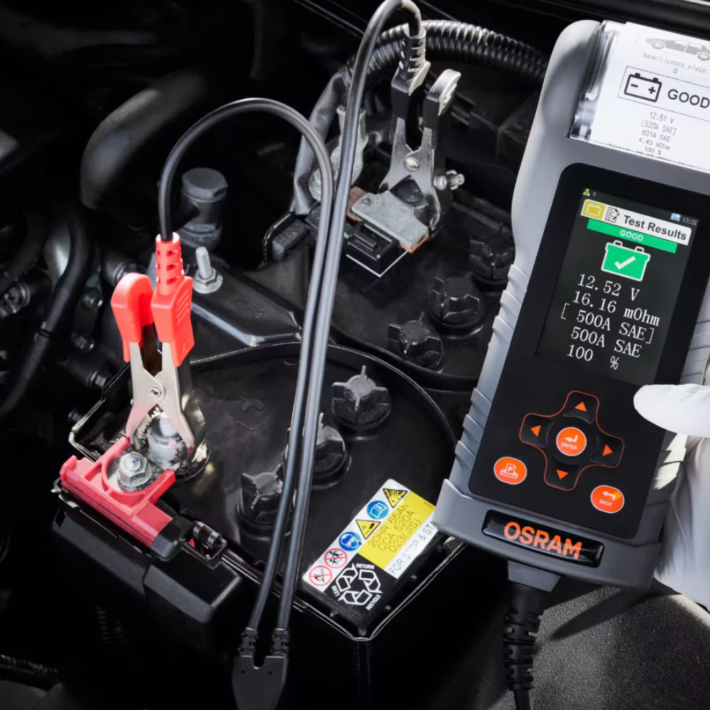 OSRAM OBAG900 BATTERY TEST PRO BATTERY ANALYSER STRUMENTO OFFICINA CON SCONTRINO
