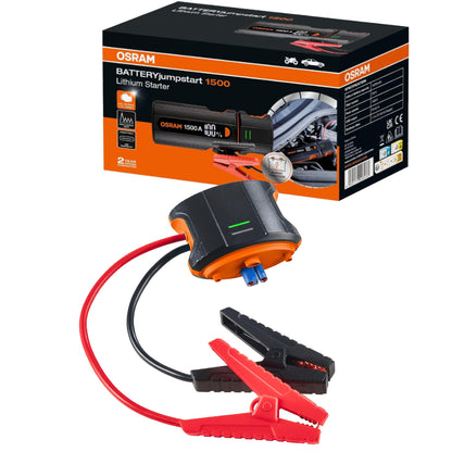 Osram Batteryjumpstart 1500 Avviatore Emergenza per Batteria Booster Powerbank