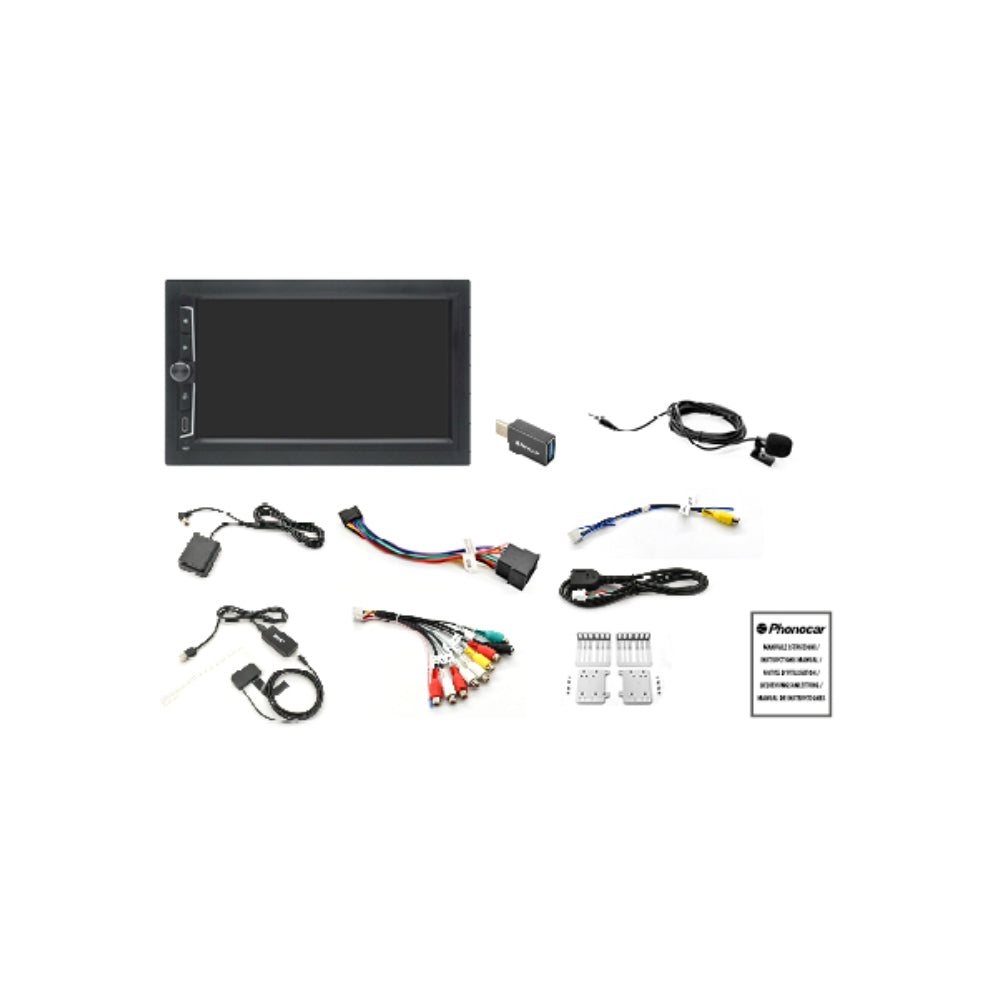 Autoradio 2 DIN Phonocar VM003 Carplay Bluetooth USB 6,75"
