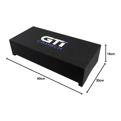 Crunch GTI200S Subwoofer in cassa da per auto 20 cm 8" 400W Max 4 Ohm