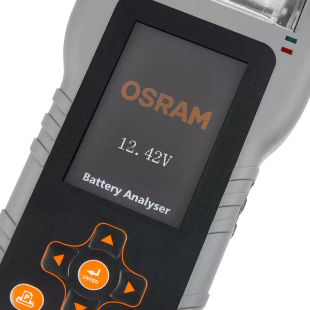 OSRAM OBAG900 BATTERY TEST PRO BATTERY ANALYSER STRUMENTO OFFICINA CON SCONTRINO