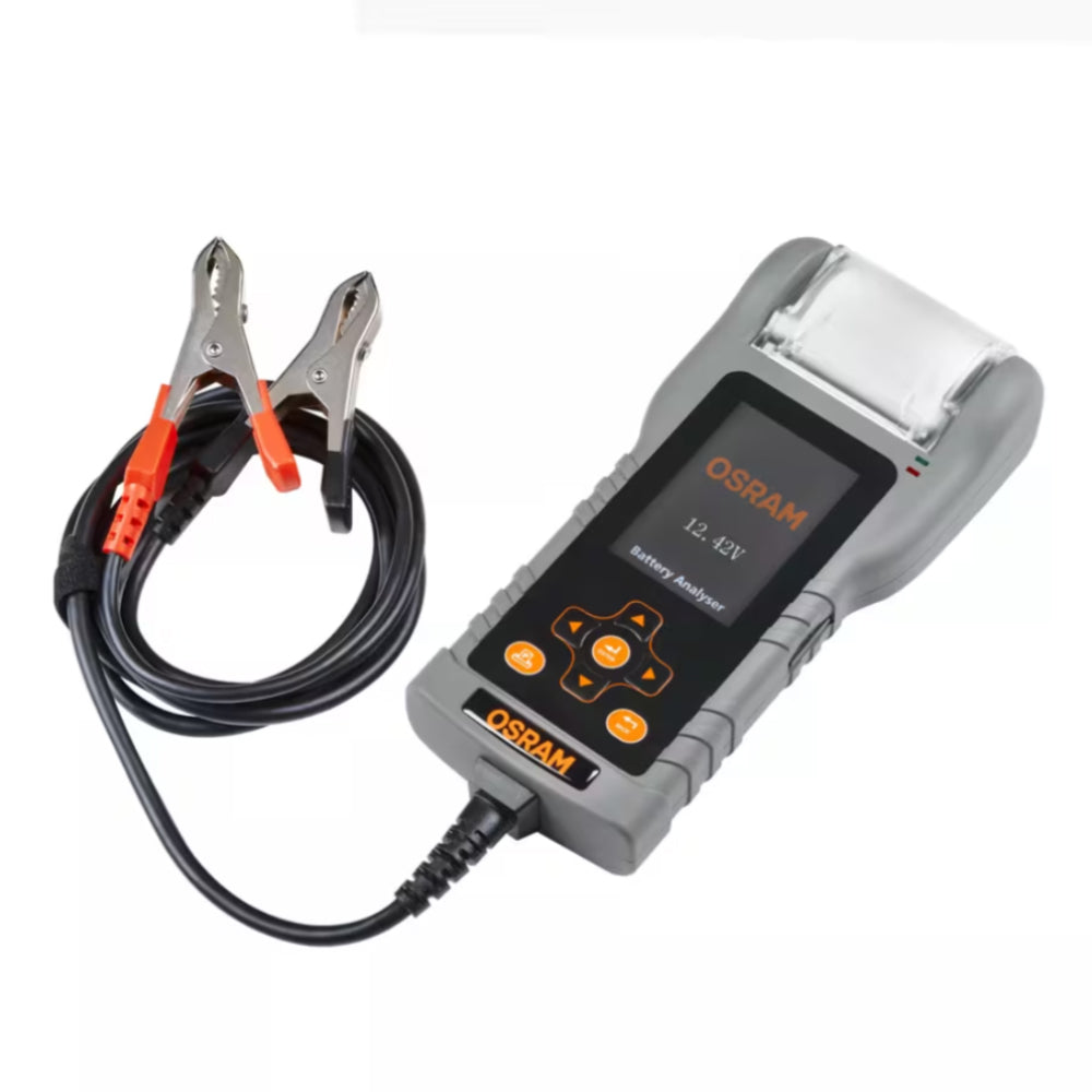 OSRAM OBAG900 BATTERY TEST PRO BATTERY ANALYSER STRUMENTO OFFICINA CON SCONTRINO