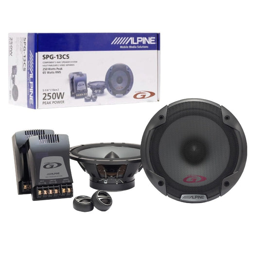 Alpine SPG-13CS Sistema di Altoparlanti a 2 Vie Separate 13cm Max 250W