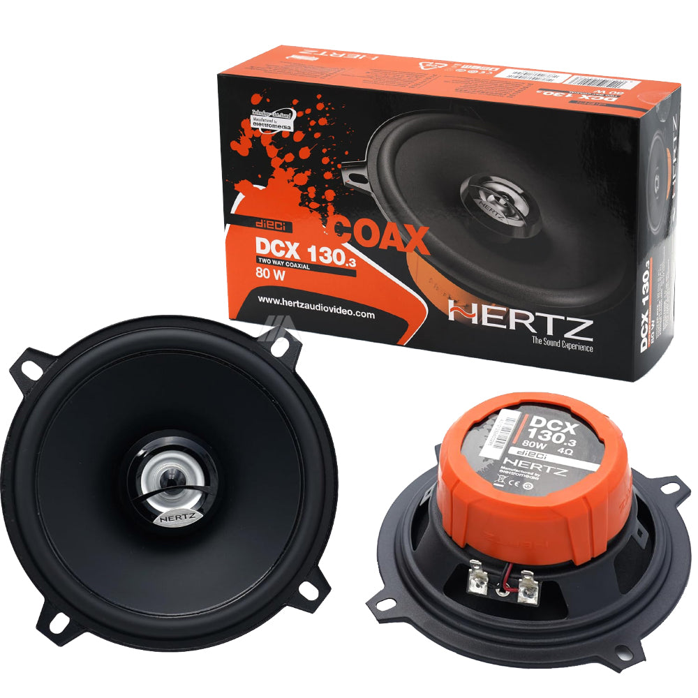Casse Altoparlanti Hertz DCX 130.3 Kit 2 Vie Coppia per Auto 13 cm 80W