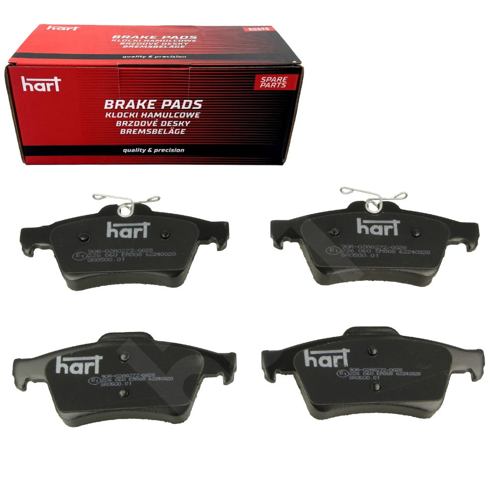 Kit 4 Pastiglie Freno Posteriori HART per FORD FOCUS II Saloon (DB_, FCH, DH) 1.4/1.6/1.8./2.0