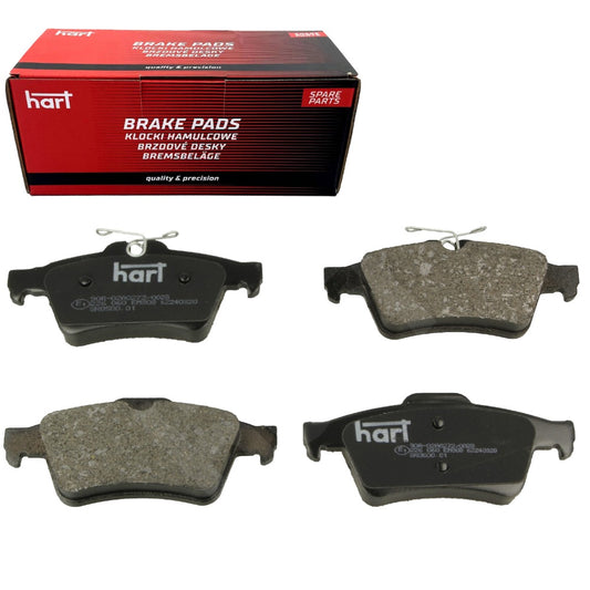 Kit 4 Pastiglie Freno Posteriori HART per CITROËN C5 III Break (RW_) 1.6/1.8/2.0/2.2/2.7/3.0