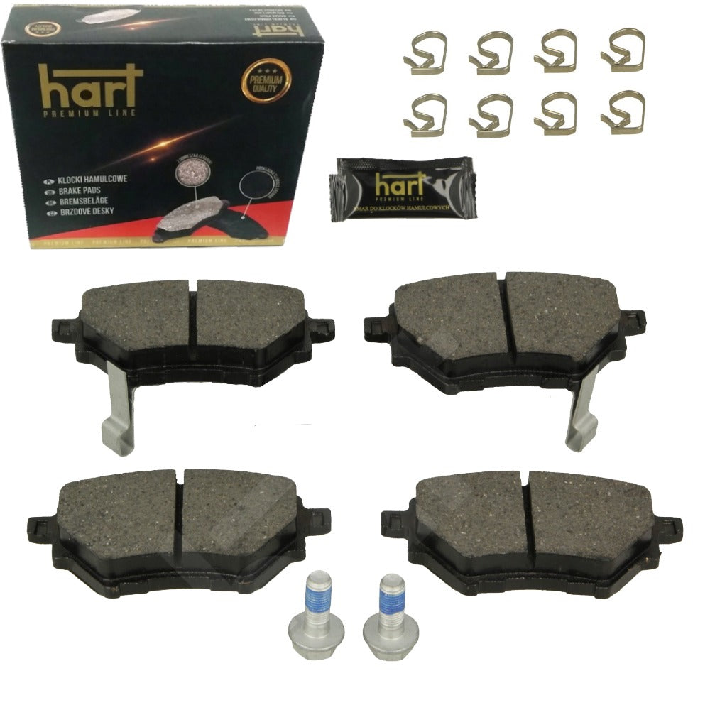 Kit 4 Pastiglie Freno Posteriori HART per CITROËN BERLINGO MULTISPACE (B9) 1.2 PureTech 110