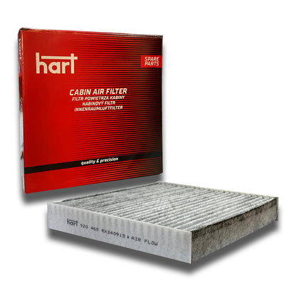 Filtro Abitacolo Hart ai Carboni Attivi per Tagliando Auto ABARTH 500/595/695 1.4