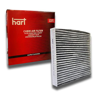 Filtro Abitacolo Hart ai Carboni Attivi per Tagliando Auto ABARTH 500/595/695 1.4