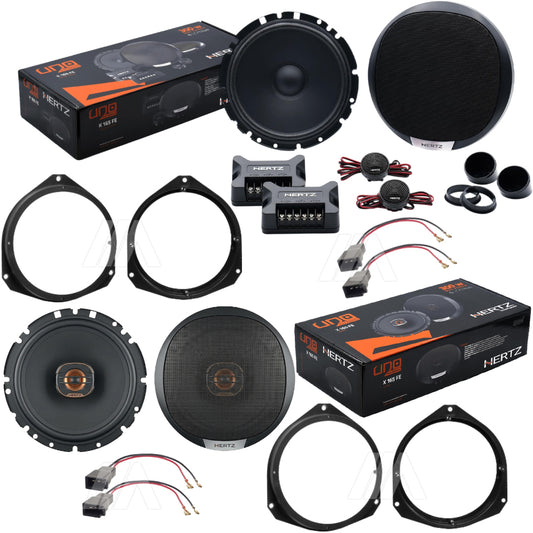 Kit 6 Casse Altoparlanti Hertz Anteriori e Posteriori per Fiat 500 X