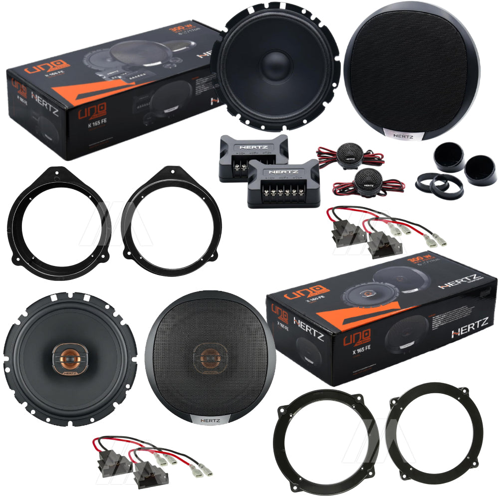 Kit 6 Casse Altoparlanti Hertz Anteriori e Posteriori per Audi A3 (8P) 3P