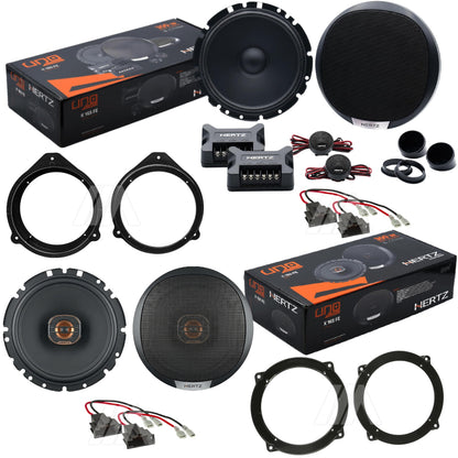 Kit 6 Casse Altoparlanti Hertz Anteriori e Posteriori per Audi A3 (8P) 3P