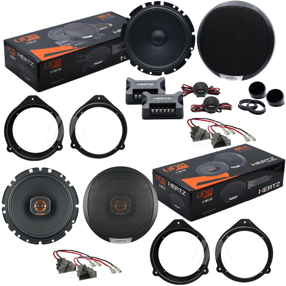 Kit 6 Casse Altoparlanti Hertz Anteriori e Posteriori per Audi A3 (8P) 5P