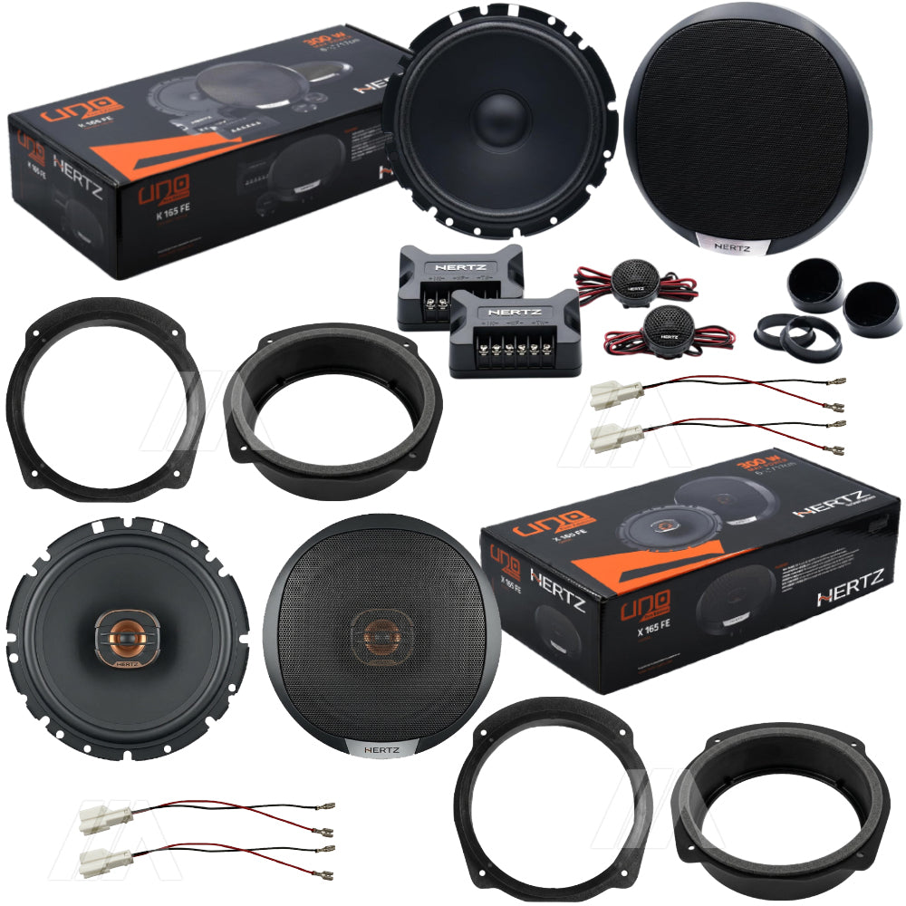 Kit 6 Casse Altoparlanti Hertz Anteriori e Posteriori per Lancia Delta III