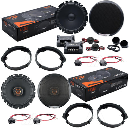 Kit 6 Casse Altoparlanti Hertz Anteriori e Posteriori per Mercedes Classe A (W176)