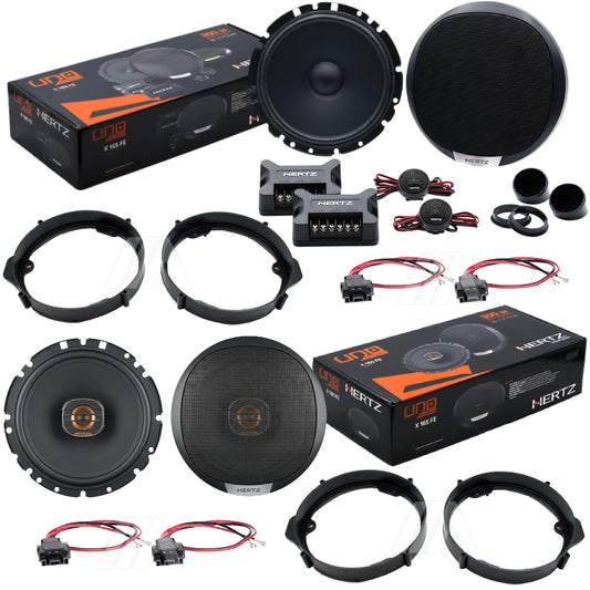Kit 6 Casse Altoparlanti Hertz Anteriori e Posteriori per Mercedes Classe A (W177)