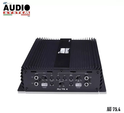 AUDIO SYSTEM AU75.4 Amplificatore per Auto 4 Canali Classe A/B
